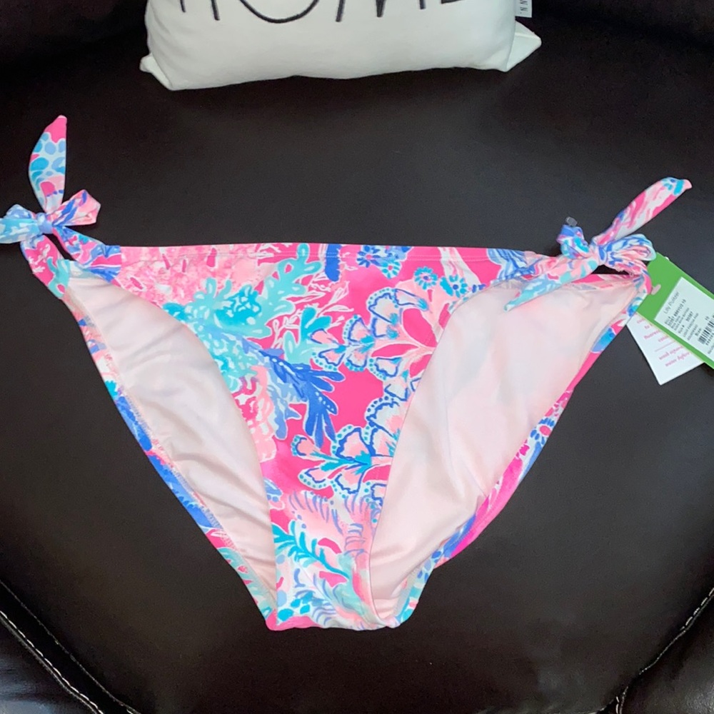 NWT Lilly Pulitzer Guava Bikini Bottom Size 10